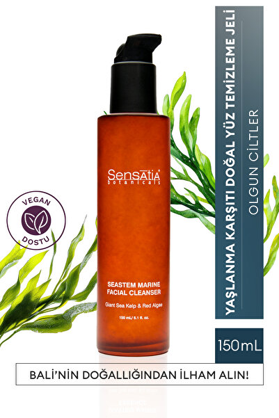 Sensatia Botanicals Yaşlanma Karşıtı Doğal Yüz Temizleme Jeli - Pullanma Önle...