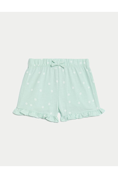 Marks & Spencer Saf Pamuklu 2'li Şort (0-3 Yaş)
