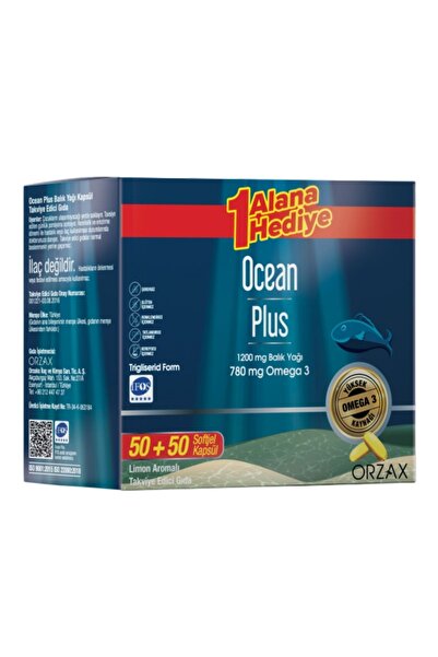 Ocean Plus 1200 mg 50+50 Softjel - 1 Alana 1 Bedava