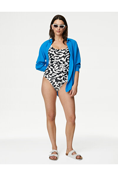 Marks & Spencer Regular Fit Desenli Mayo