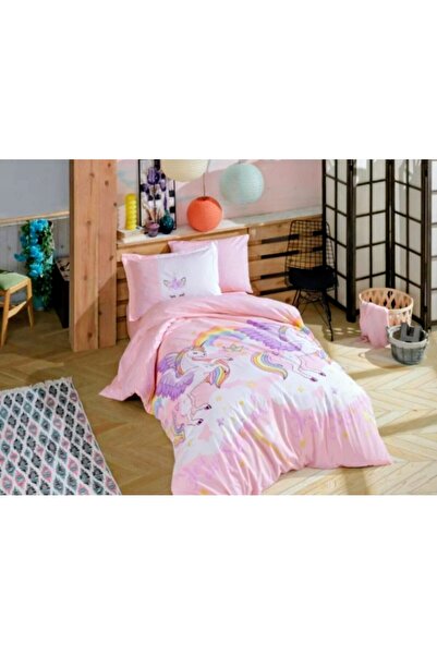 Asel Magical Pink Single Person Hobby Children's Bedding Set