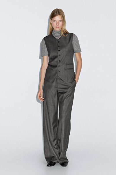 Massimo Dutti %100 yün takım yelek