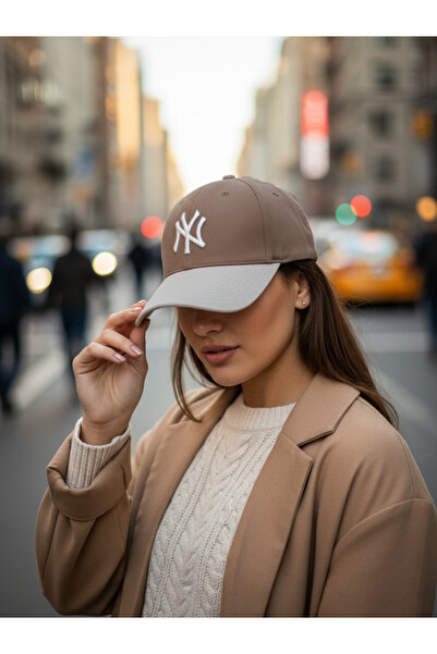 Trucker Ny Yankee Model Hat Brown Cream