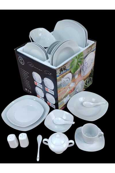 Dania ✨ Luxurious dinnerware set for 6 people – 47 pieces that add a touch of luxury to your table ✨