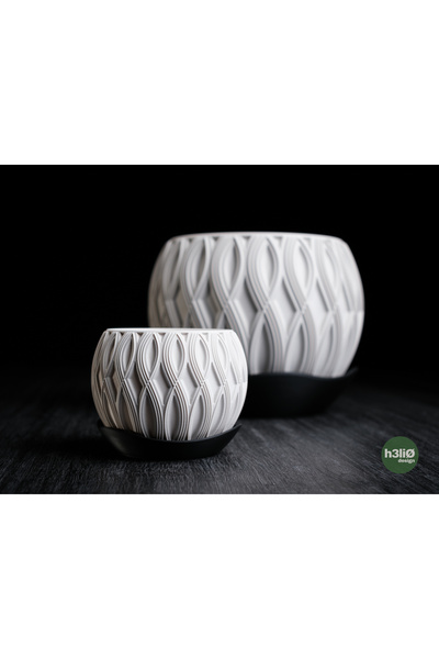 Homentum Tavo | Ghiveci decorativ cu relief oval – 10 cm