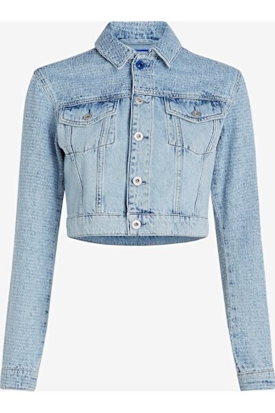 Karl Lagerfeld JEANS Women's Denim Jacket - Size L