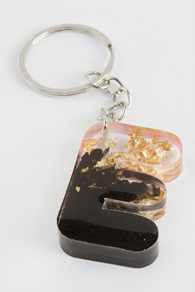 ZERO LAND Mtxdpn Letter E (133429) Epoxy Keychain-Colorful