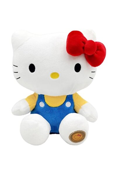 Hello Kitty Plush toy, Blue 27cm with sticker and gift bag