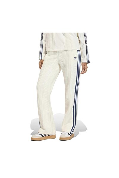 adidas Ks7801-K Knit Classic Tp Women's Sweatpants Cream