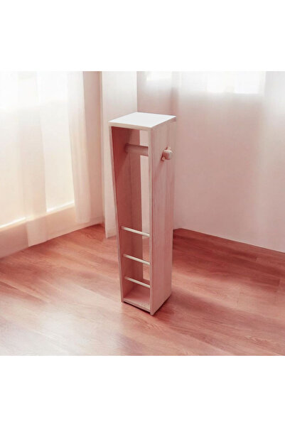 Bahat Suport pentru hârtie igienică din lemn de fag, nevopsit, brut