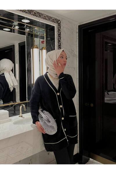 Thebomb Buse Angora Buttoned Cardigan