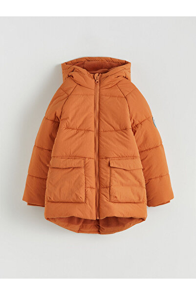 LC Waikiki LCW Kids cu glugă Palton căptușit pentru băieți