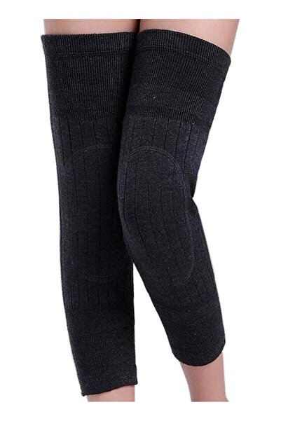 Generic Knee Warmers Thicken Lengthen Knee Pads Brace Support Thermal Compression Sleeve (Unisex)