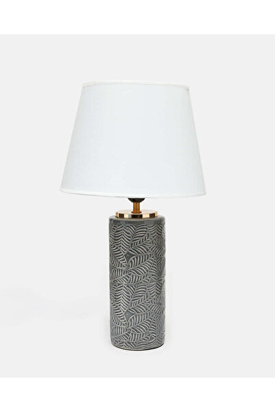 REDTAG Beige Foliage Ceramic Base Table Lamp