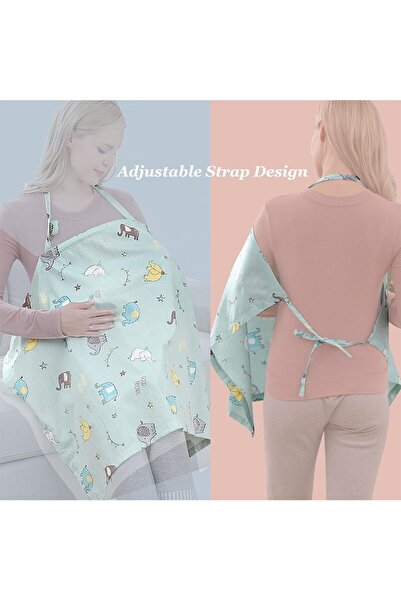 Generic Boliviaz 360° Nursing Cover - Cotton Muslin Breastfeeding Apron