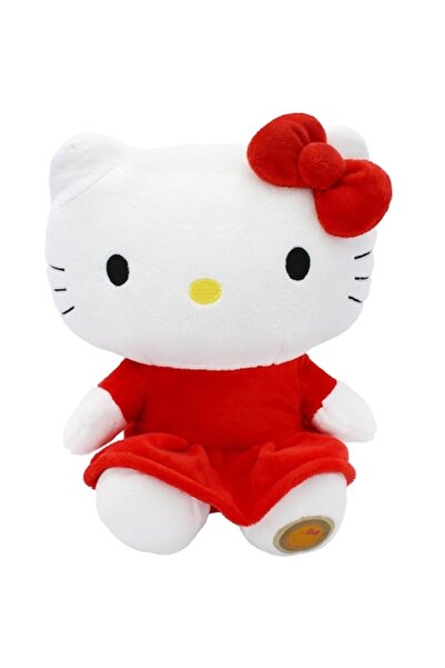 Hello Kitty Plush toy, Red 27cm with sticker and gift bag
