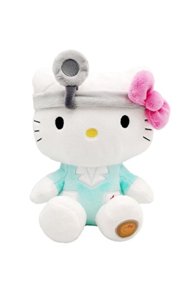 Hello Kitty Plush toy, Turquoise 27cm with sticker and gift bag