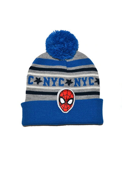 Marvel Căciulă Spiderman Albastră 100% Acril