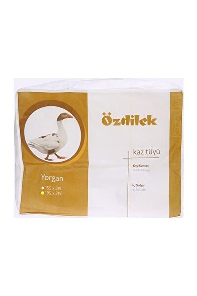 Özdilek Cuvernă-Pilota dublu din puf de gâscă 195x215 Cm