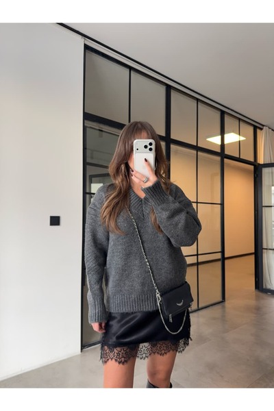 BB Bensu Buyruk SET DUBĂLĂ BLUZĂ SATINĂ ASKILI