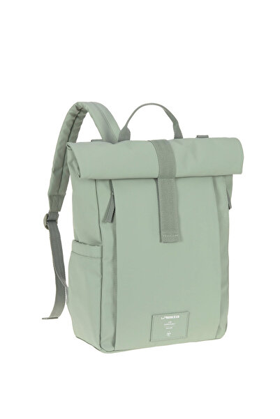 Lassig Rolltop Up Silver Green Bebek Bakım Sırt Çantası