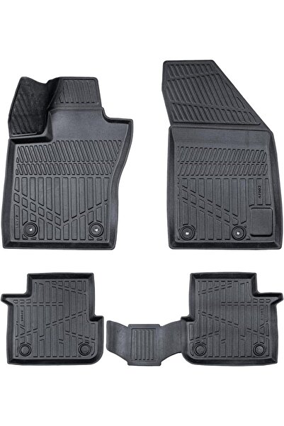 Cross Oto Aksesuarları Egea Cross 2021-2025 için Havuzlu Paspas, Yüksek Kenar...