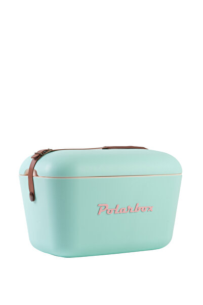 Polarbox Deri Kayışlı Turkuaz Pembe Soğuk ve Sıcak Tutucu Thermo Çanta 20 Lt