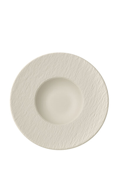Villeroy & Boch Manufacture Rock Blanc Beyaz Porselen Gurme Makarna Tabağı 29 cm
