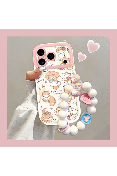 Generic Case compatible with iphone 17 Pro max back cover,Cat, With phone lanyard and phone holder included