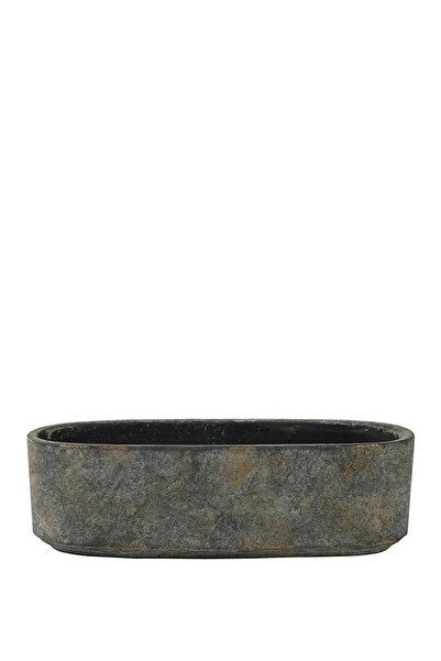 Ter Steege Saar Siyah Çimento Saksı