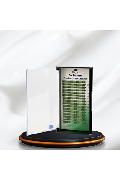 Royal Extensii de gene Premium Volume 3D, Curbură D, 0.10 mm, Lungime 14 mm – 16 rânduri