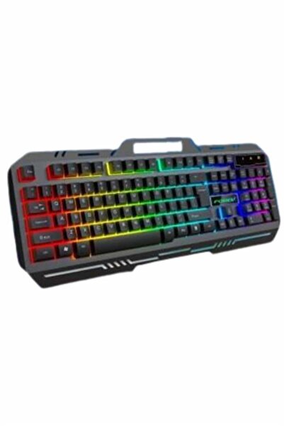 UCUZTEKNO Işıklı Oyuncu Q Klavye Mouse Seti Siyah Gaming Oyuncu Klavye