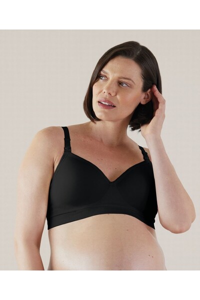 baim X Nursing Seamless Fixed Support Cup Flexible Fabric Nursing Bra