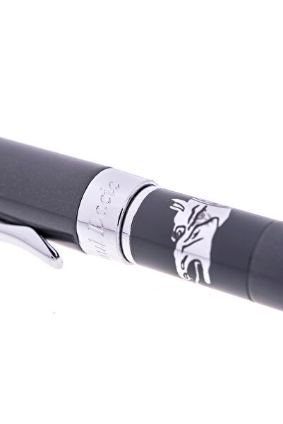 Daco Grey metal ballpoint pen Dacian Wolf, historical design, Parker type 1 mm lead, gift box