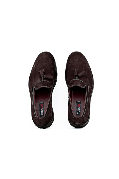 Tuna Genuine Leather Eva Sole Loafer Model Men's Shoes - 1641