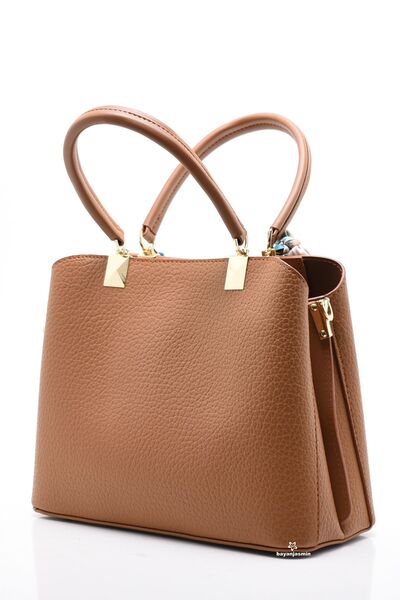 Jasmin Taba Three Compartment Women's Shoulder Bag with Shoulder Strap