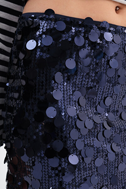 Addax Sequin Mini Skirt E17731