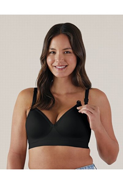 baim X Nursing Seamless Fixed Support Cup Flexible Fabric Nursing Bra
