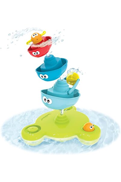 Yookidoo Bath Toy (7-Piece Set) - Stack N' Stream Bath Fountain - Magic Spray