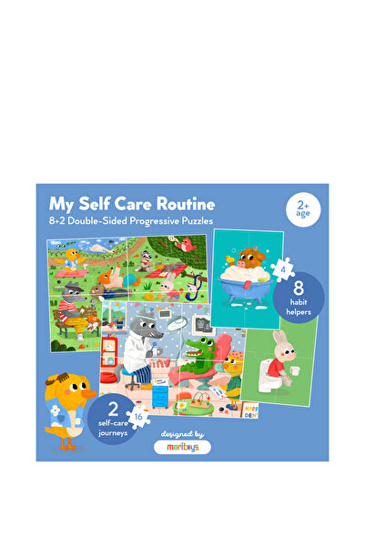 moritoys My Self Care Routine : Çift Taraflı 8 + 2 32 Parça Puzzle
