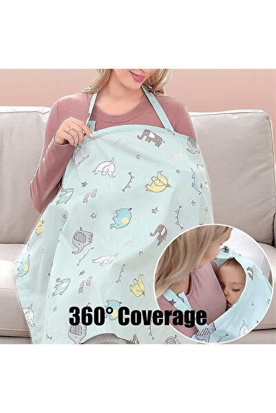 Generic Boliviaz 360° Nursing Cover - Cotton Muslin Breastfeeding Apron