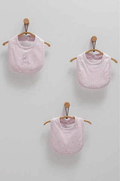 Caramell مريلة أطفال من القطن بنسبة 100% على شكل أرنب لطيف مكونة من 3 قطع CRM...