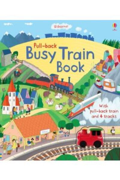 Usborne Publishing Pull-back Busy Train Book