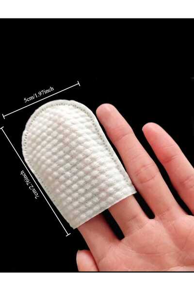 SEVRU Yüz Temizleme Parmak Makyaj Pedi ,Pamuk Mendil Cilt Bakım Ürünü 120 Adet