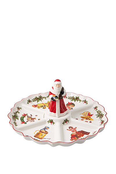 Villeroy & Boch Toy's Fantasy Noel Baba Figürlü Porselen Servis Tabağı 38 Cm
