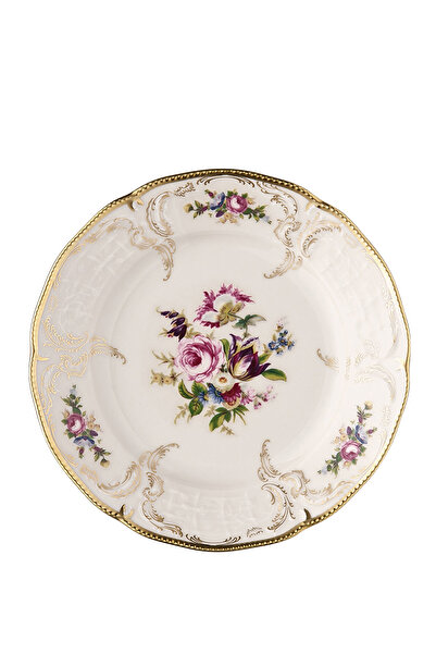 Rosenthal Sanssouci Elfenbein Diplomat Desenli Porselen Ekmek Tabağı 17 cm