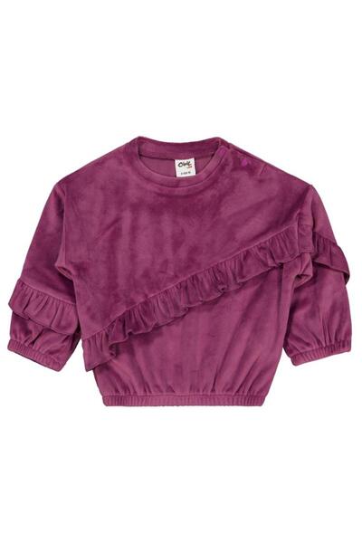 Civil Baby Ruffled 6-18 Month Sweatshirt - Lilac 6-9 Months