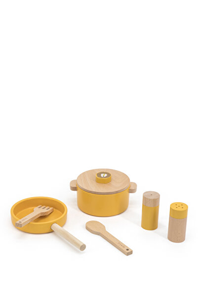 Trixie MR. LION - WOODEN COOKING SET - AHŞAP OYUNCAK PİŞİRME SETİ