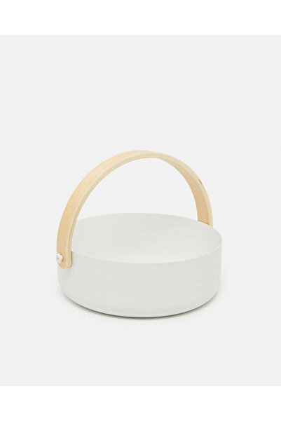 REDTAG White Round Baskets With Handle