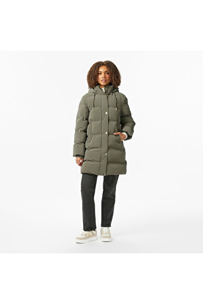 Nautica Kadın Yeşil Regular Fit Mont